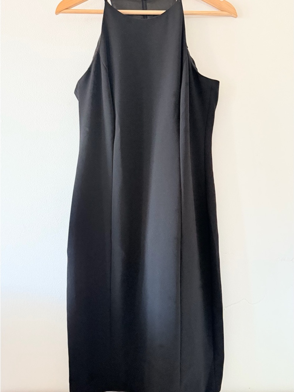 Calvin Klein Black Halter Sheath Dress